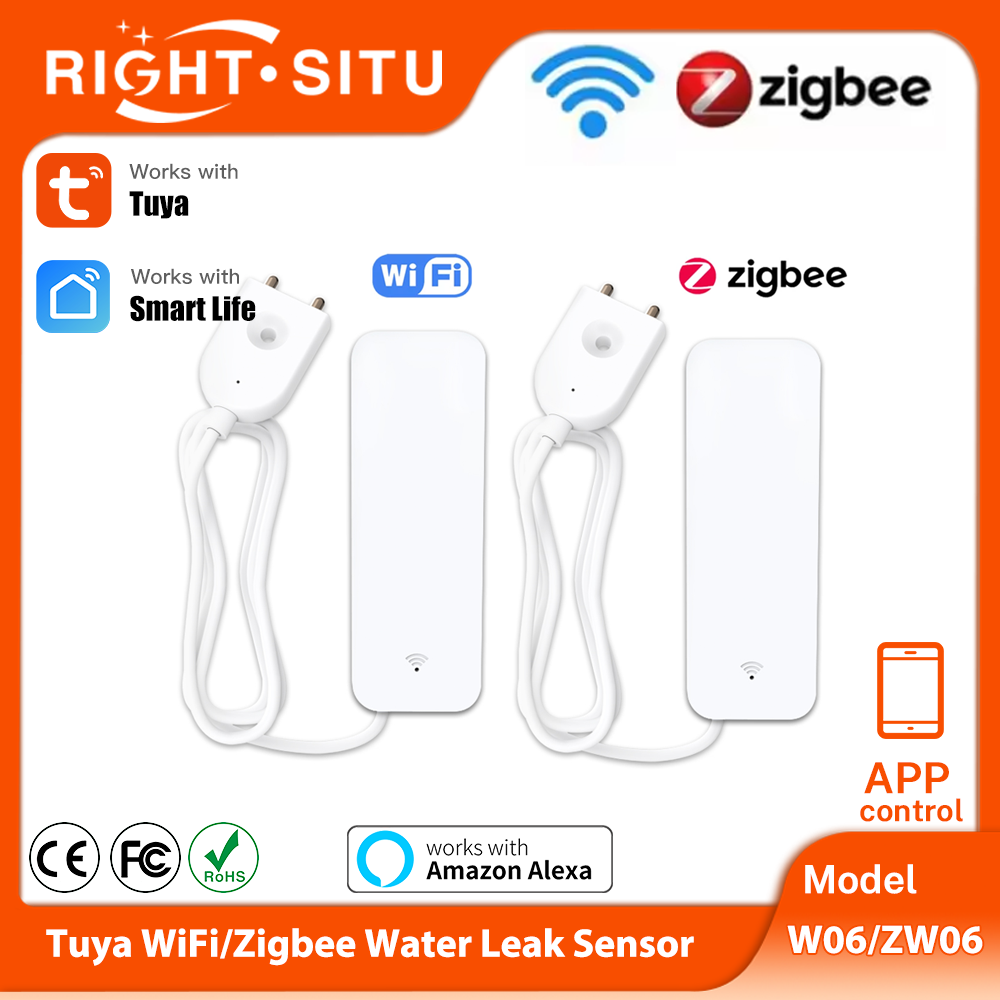 Home Security Business - Tuya WiFi Zigbee Water Sensor Smart