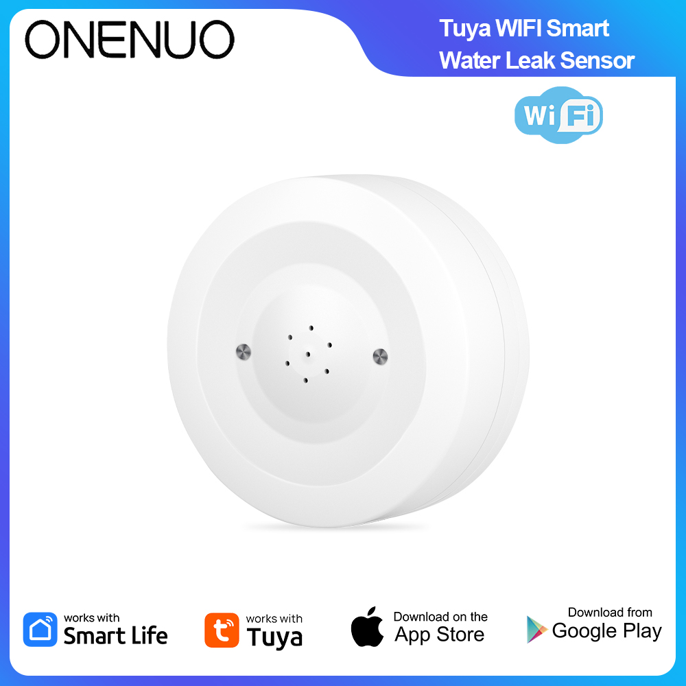 Home Security Business - ONENUO WiFi Tuya Water Leak Sensor