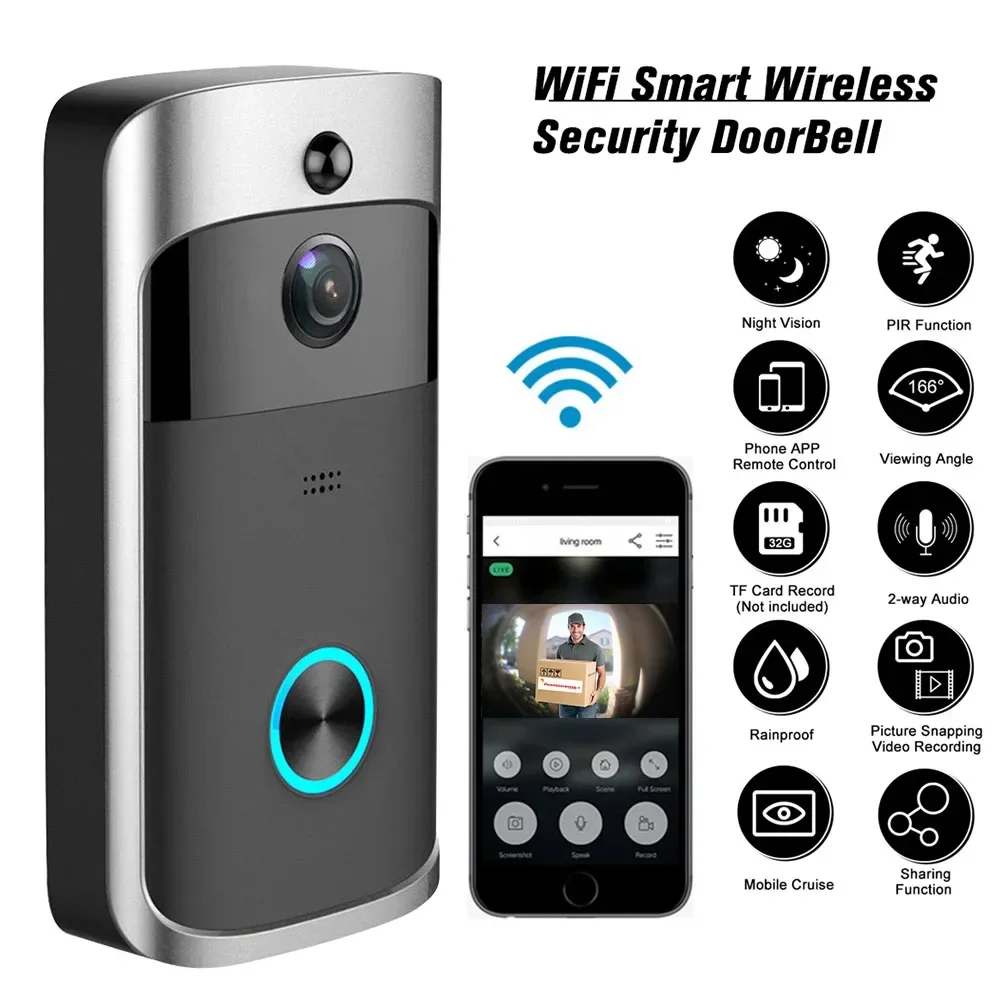 Home Security Monitoring Service - 720P HD Smart Home Wireless WIFI