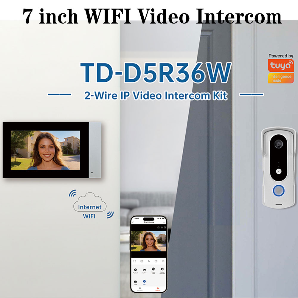 2 Wire Smart Home Tuya Wifi 10 - огляд і ціна Home Security Cameras Uk