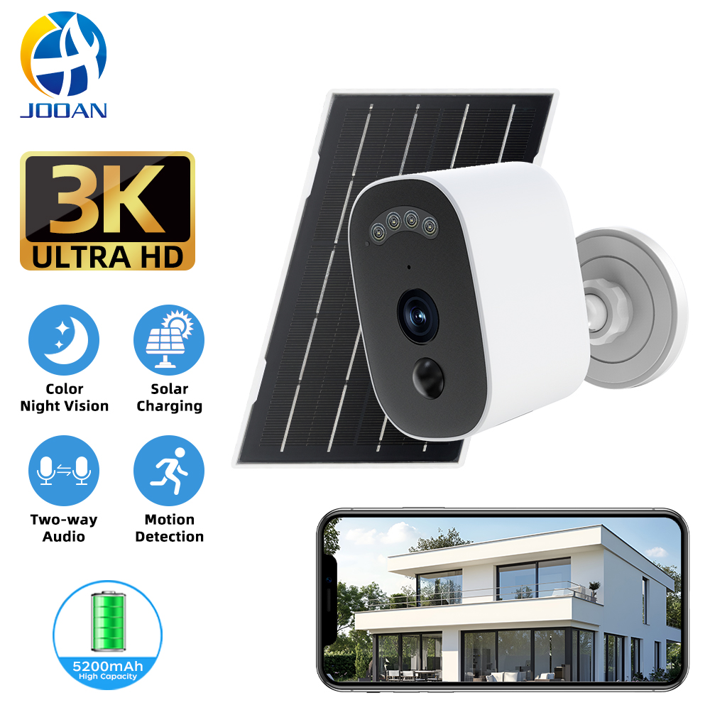 Jooan 3K HD Solar Security Cam - огляд і ціна Home Security Monitoring Service
