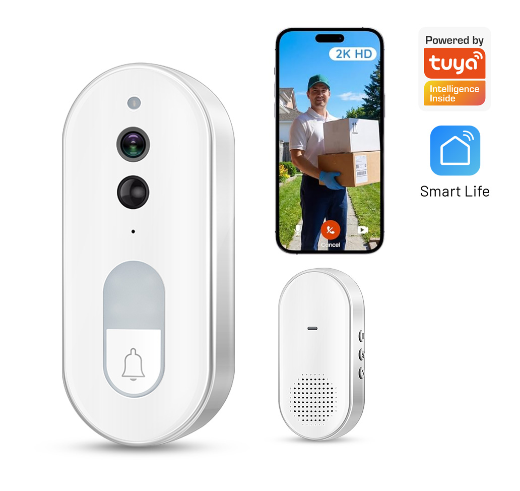 Tuya Smart Video Doorbell Wire - огляд і ціна Home Security Monitoring Service