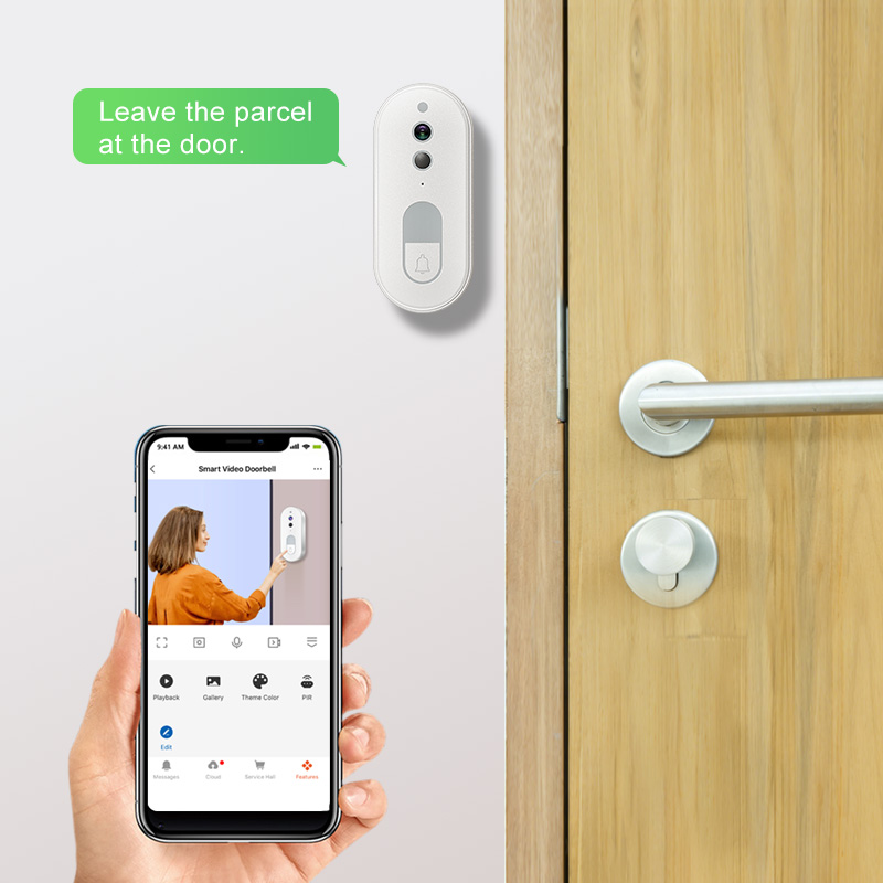 Tuya Smart Video Doorbell Wire - огляд і ціна Home Security Monitoring Service
