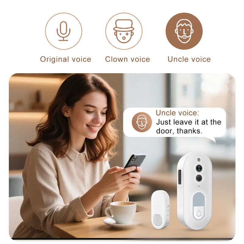 Tuya Smart Video Doorbell Wire - огляд і ціна Home Security Monitoring Service