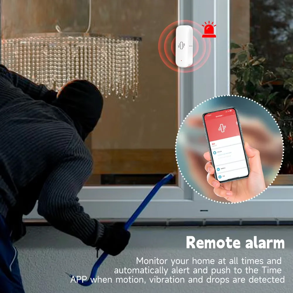 Smart ZigBee Vibration Sensor  - огляд і ціна Home Security Business
