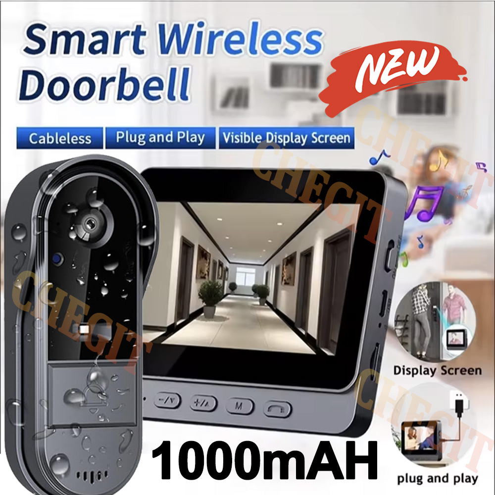 Wireless Wifi Doorbell Camera  - огляд і ціна Home Security Monitoring Service