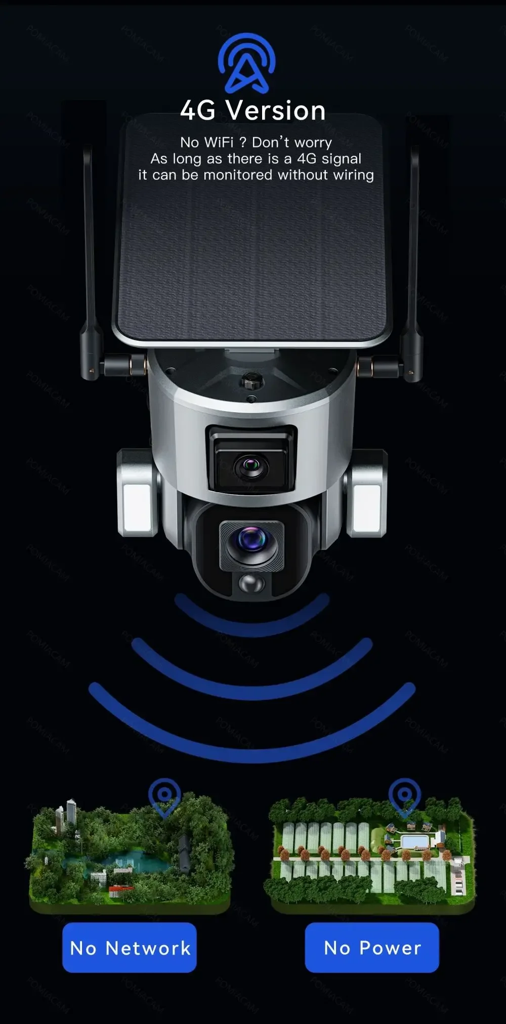 4G Wireless Solar Camera Dual  - огляд і ціна Home Security Cameras Uk