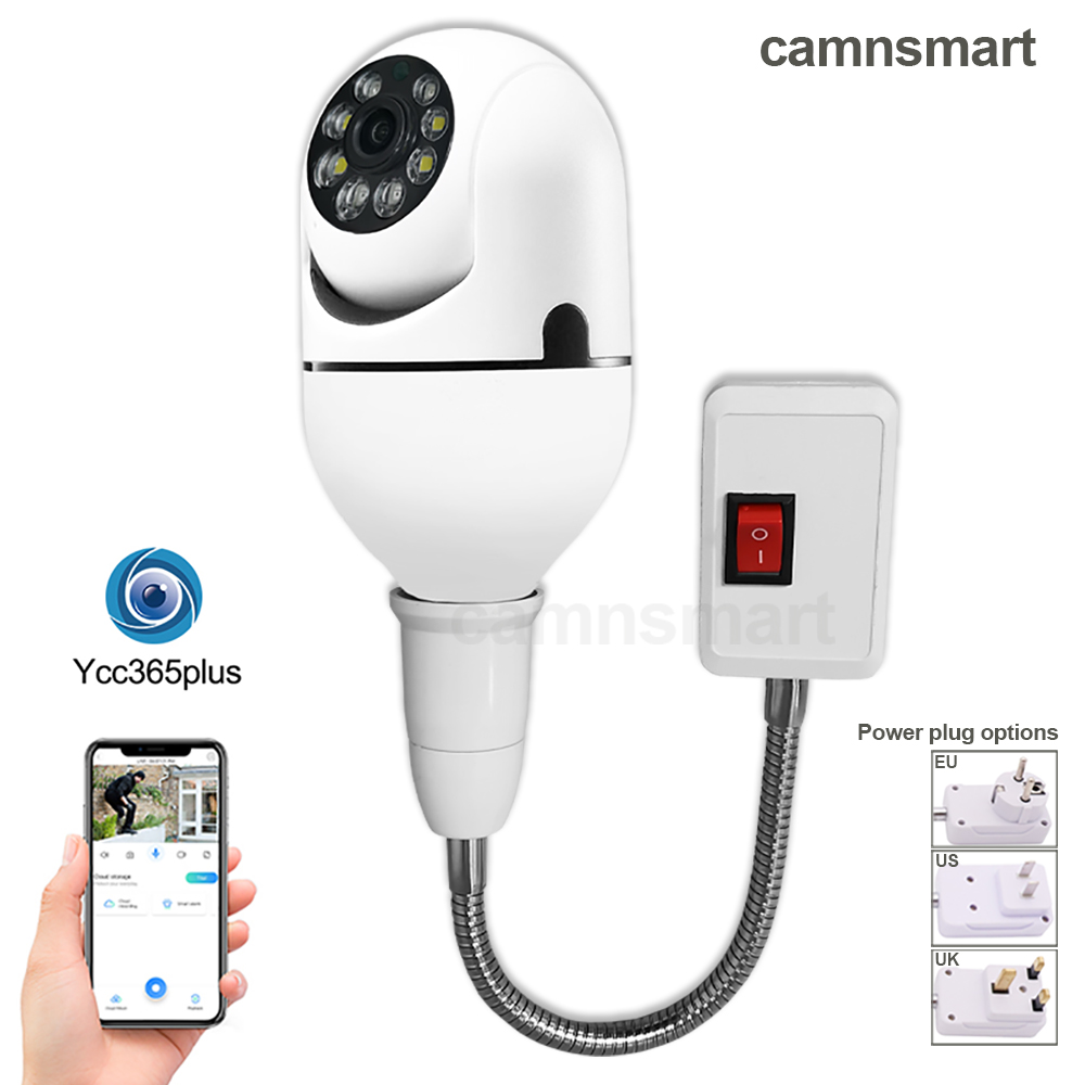 3MP Mini Camera Wifi E27 Bulb  - огляд і ціна Home Security Cameras Uk