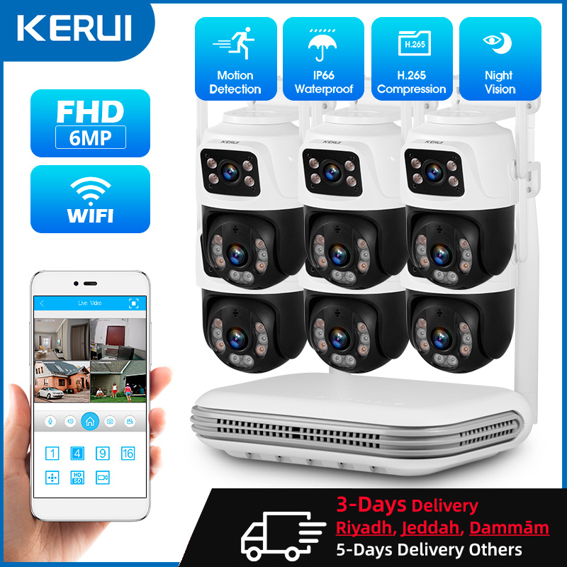 KERUI Waterproof 6MP HD Wirele - огляд і ціна Home Security Monitoring Service
