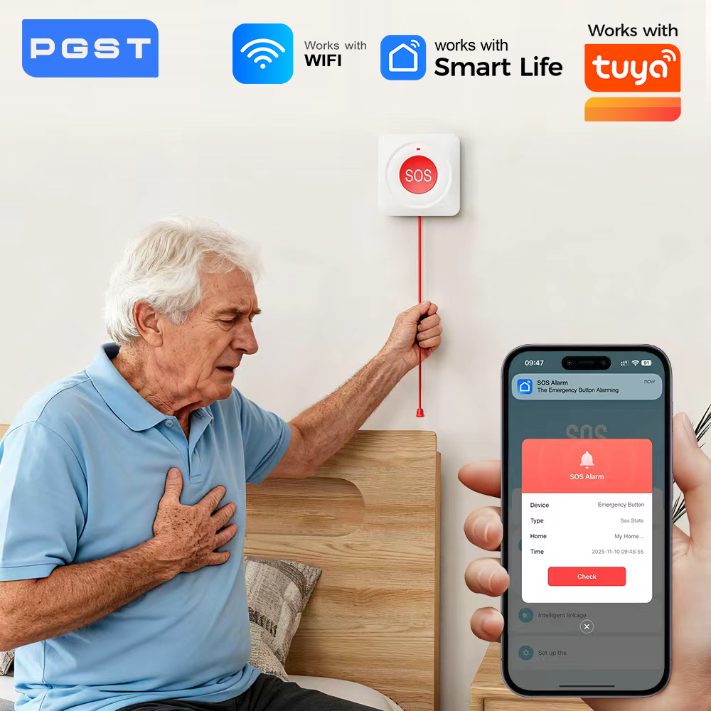 WIFI Zigbee Buttontons SOS Pus - огляд і ціна Home Security Business
