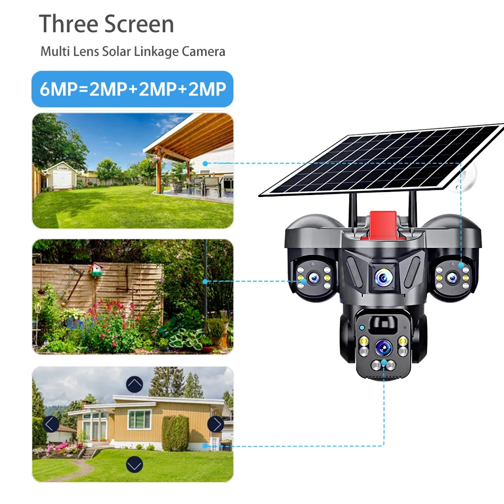 KERUI Outdoor PTZ 6MP 4G SIM W - огляд і ціна Home Security Monitoring Service