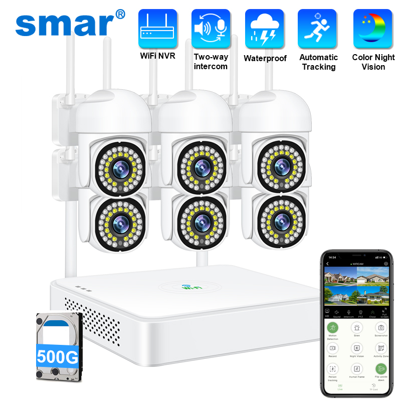 Smar 3MP Wireless CCTV Securit - огляд і ціна Home Security Monitoring Service