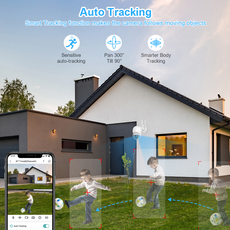 Smar 3MP Wireless CCTV Securit - огляд і ціна Home Security Monitoring Service