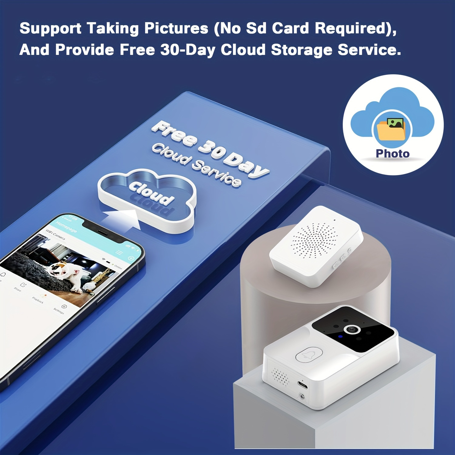 Tuya Wireless Smart Video Door - огляд і ціна Home Security Monitoring Service